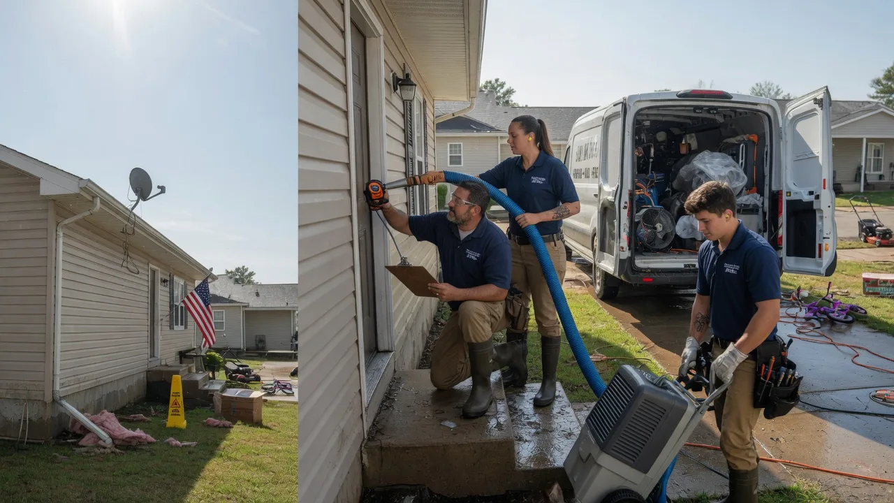 Ceiling Water Damage Restoration in Mechanicsburg, PA near me